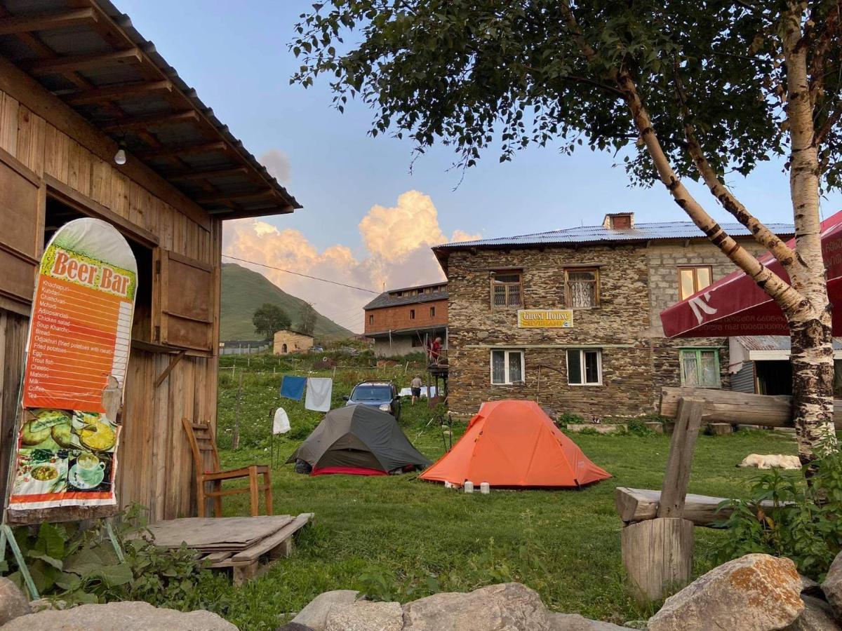 Chvibiani Guesthouse & Bar Uschguli Exterior foto