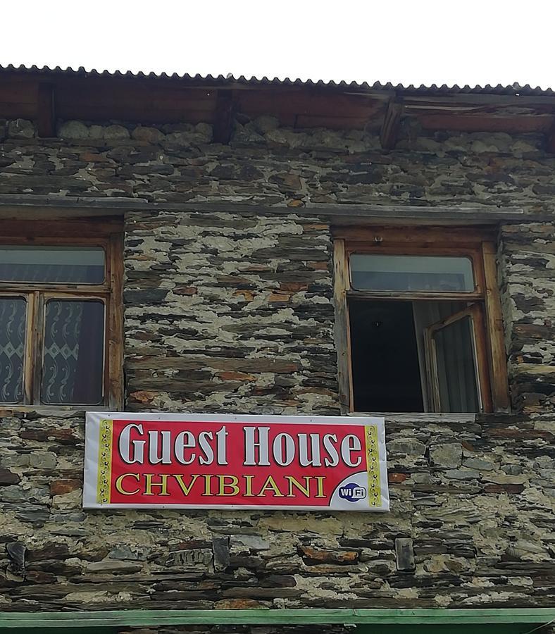 Chvibiani Guesthouse & Bar Uschguli Exterior foto